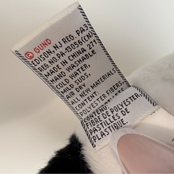 Gund Black and White Stuffed Panda Bear - Picture 7 of 7